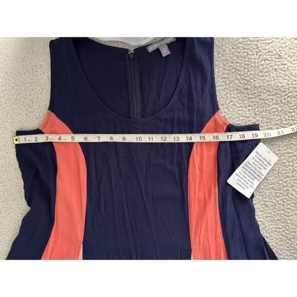 Jessica London Navy Sunset Color Block Tank Maxi Dress Size 14W - Picture 10 of 12
